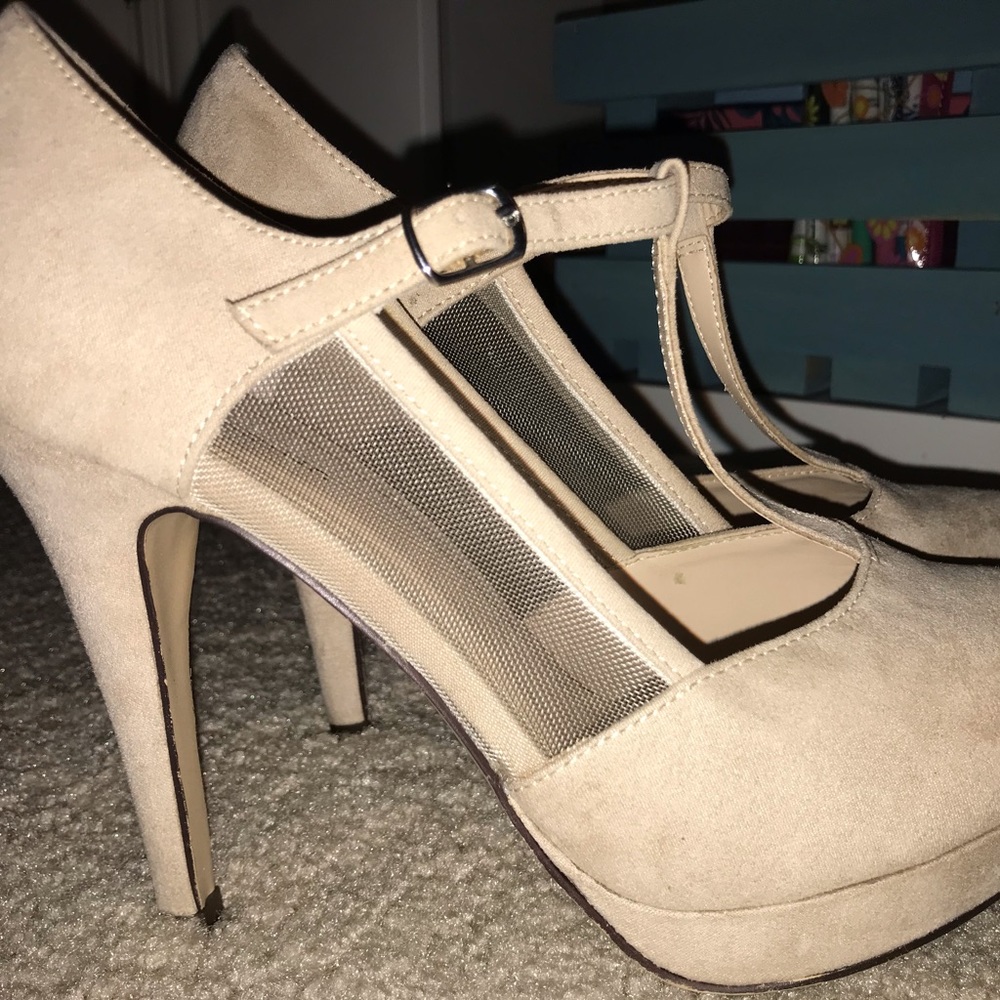 Call it Spring Suede Heels